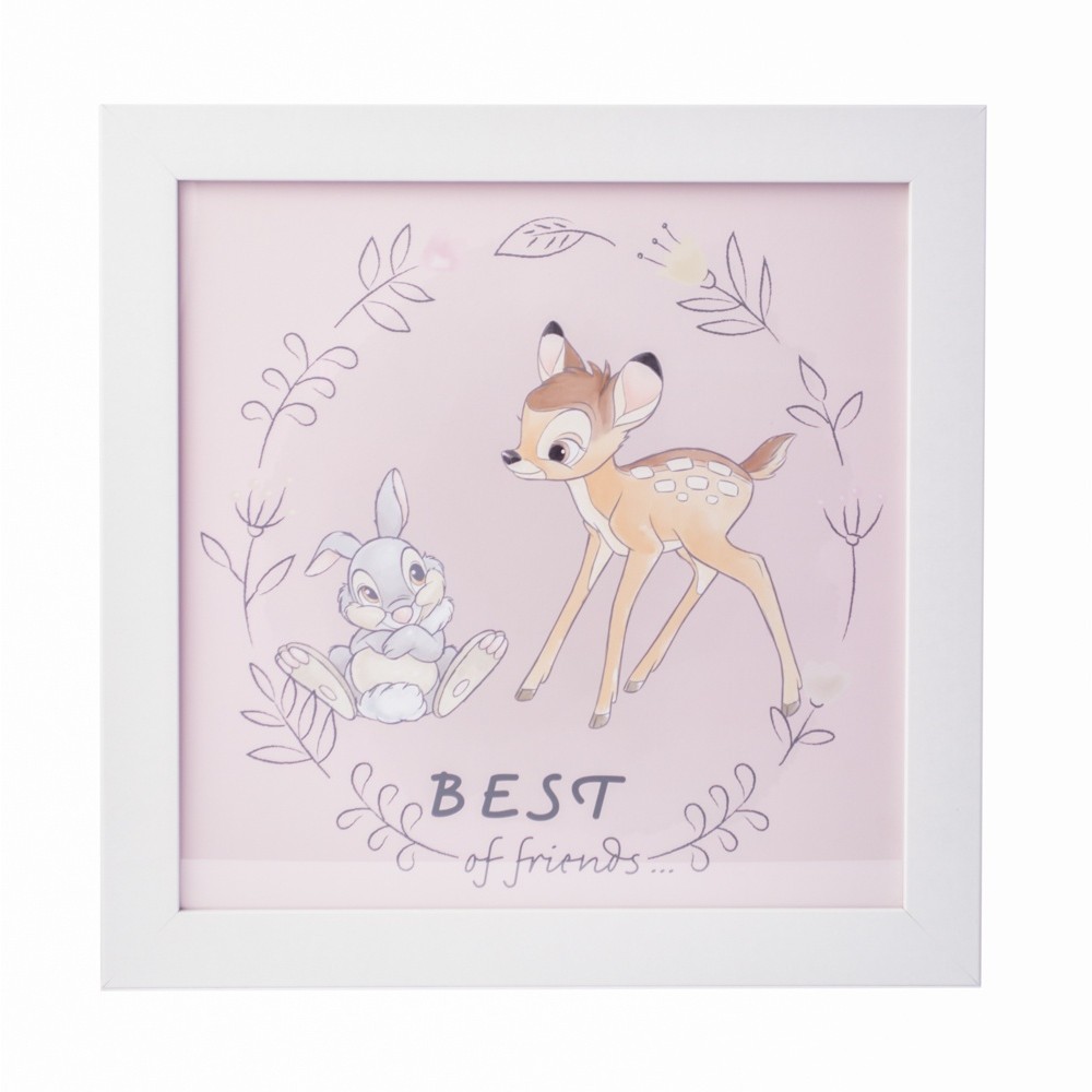 Grupo Erik Disney Bambi - 30X30 Cm Impression encadrée - Multicolore